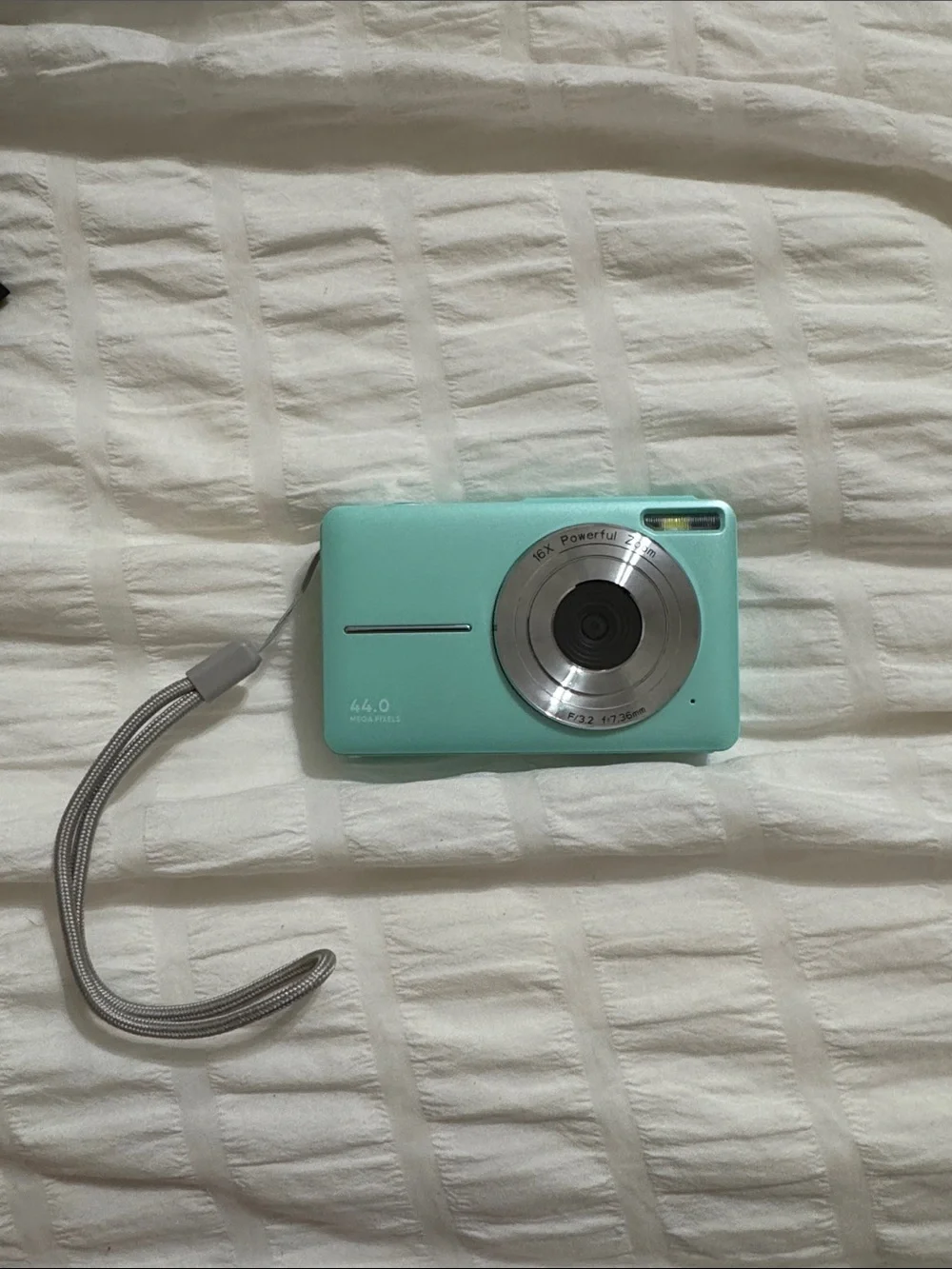 Mint Green Digital Camera
